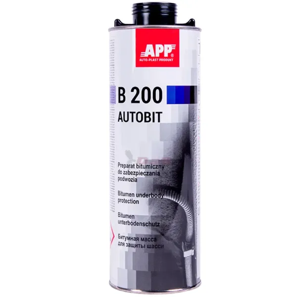 APP B200 UBS Autobit Bitumen Unterbodenschutz Saugdose 1 Liter
